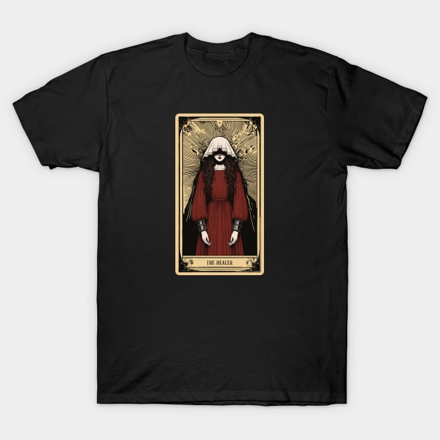 The Healer Tarot Card T-Shirt by North Eastern Roots